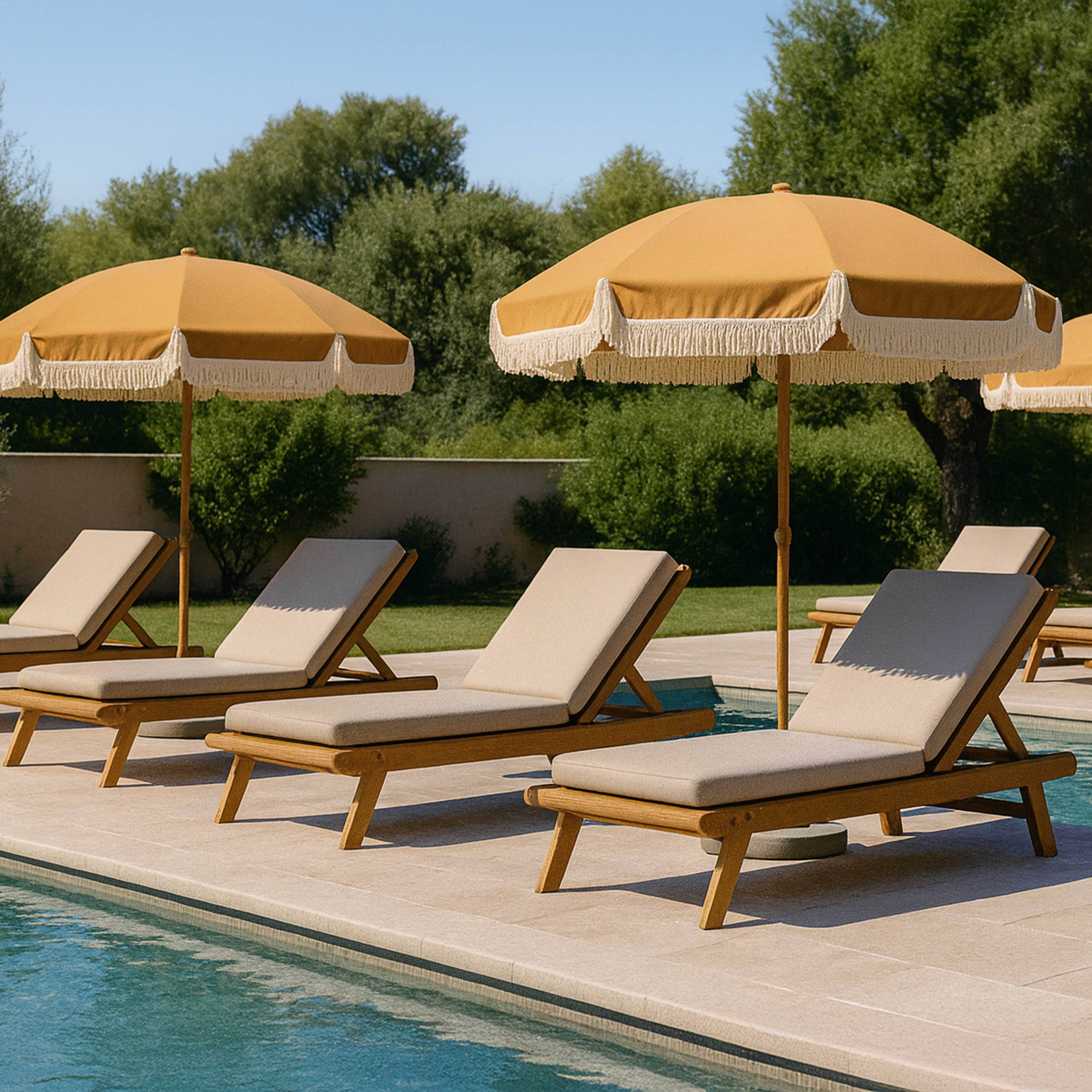Oviala - Parasol droit rond D.2 m Gaya - Oviala - Image 3