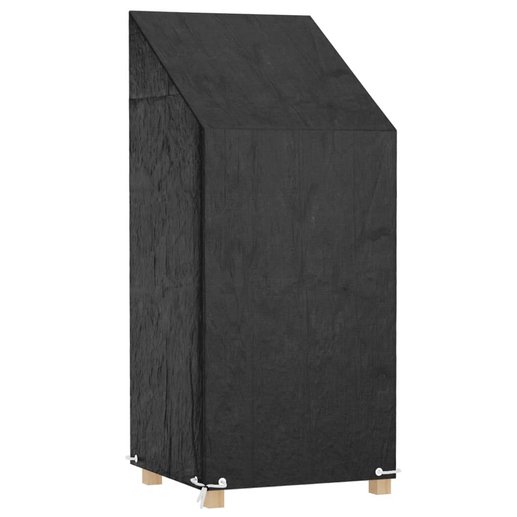 Housse de chaise de jardin - Housse de protection 8 œillets 65x65x110/150 cm PE - Image 1