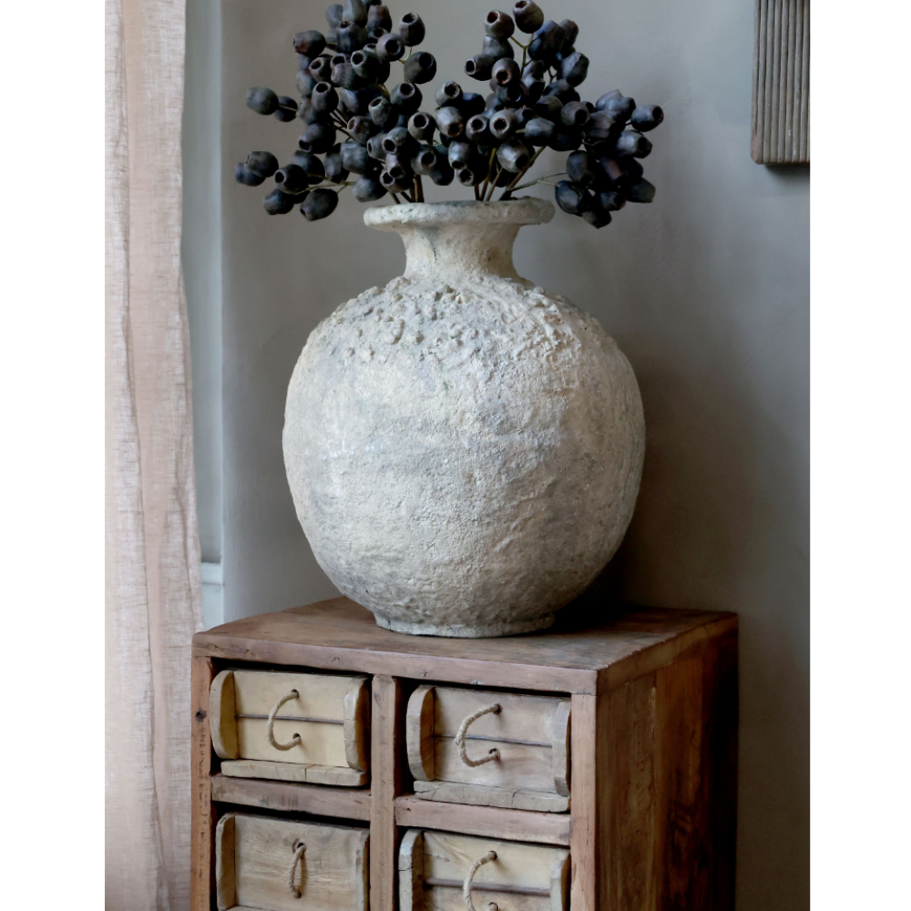 Chemin De Campagne - Commode ancienne 10 tiroirs en bois recyclé 40 x 33 x 70 cm Chemin de campagne - Imagen 2