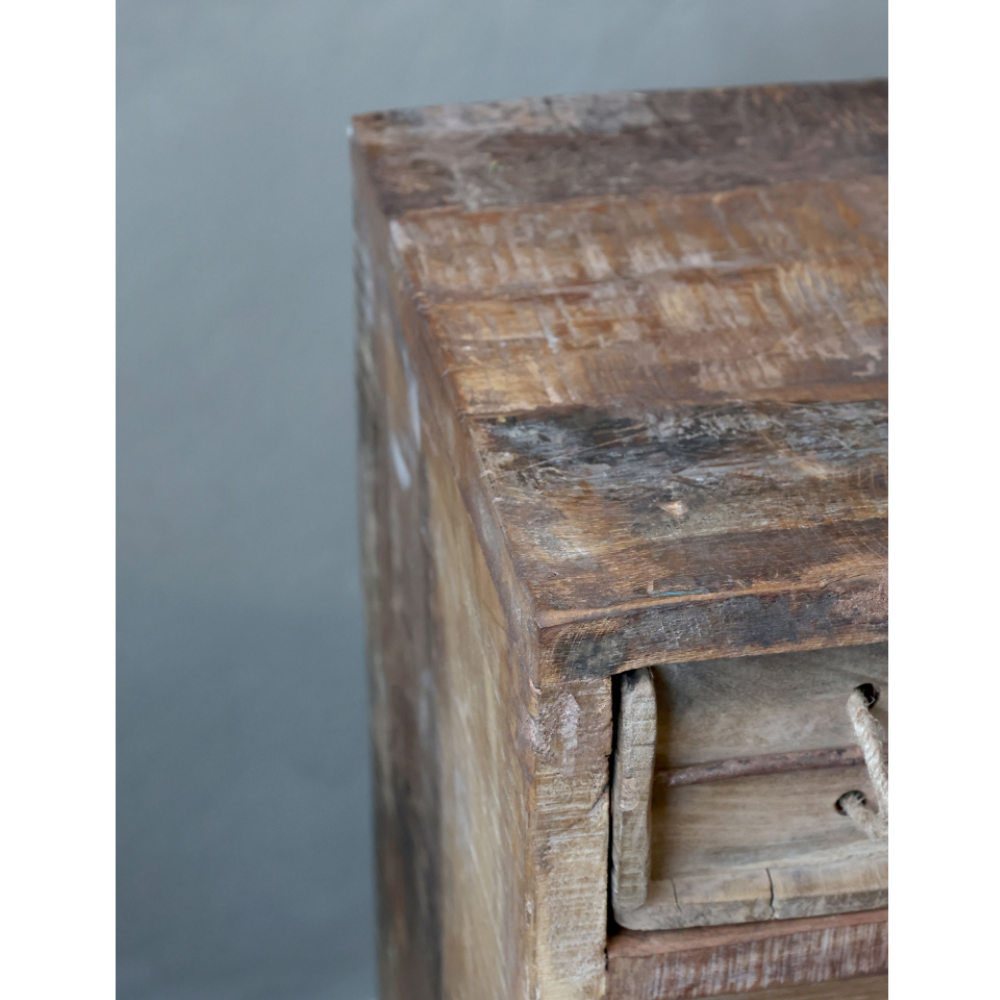 Chemin De Campagne - Commode ancienne 10 tiroirs en bois recyclé 40 x 33 x 70 cm Chemin de campagne - Imagen 5
