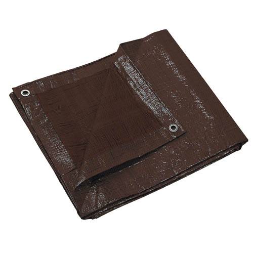 Ribimex - Bâche protection renforcée 120gr/m² 2x3m marron