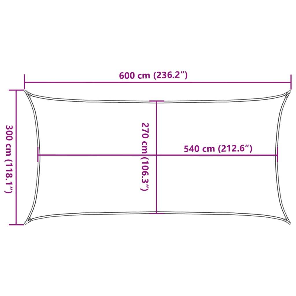 Maison Chic - Voile d'ombrage - Voile solaire 160 g/m² Blanc 3x6 m PEHD - Meuble Pro - Imagen 10