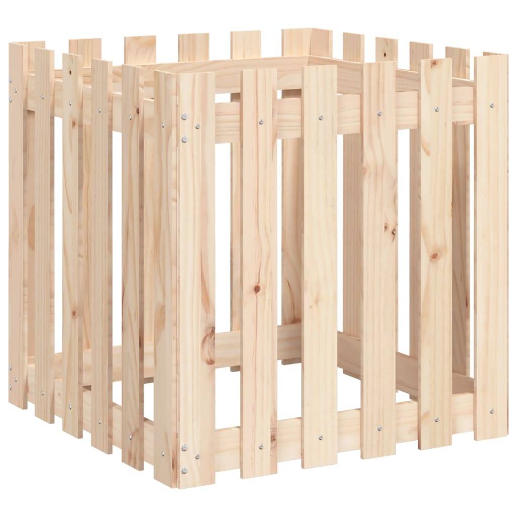 Prolenta Premium - Jardinière bois marron 60 x 60 x 60 cm - Prolenta premium p324.4 - Image 1