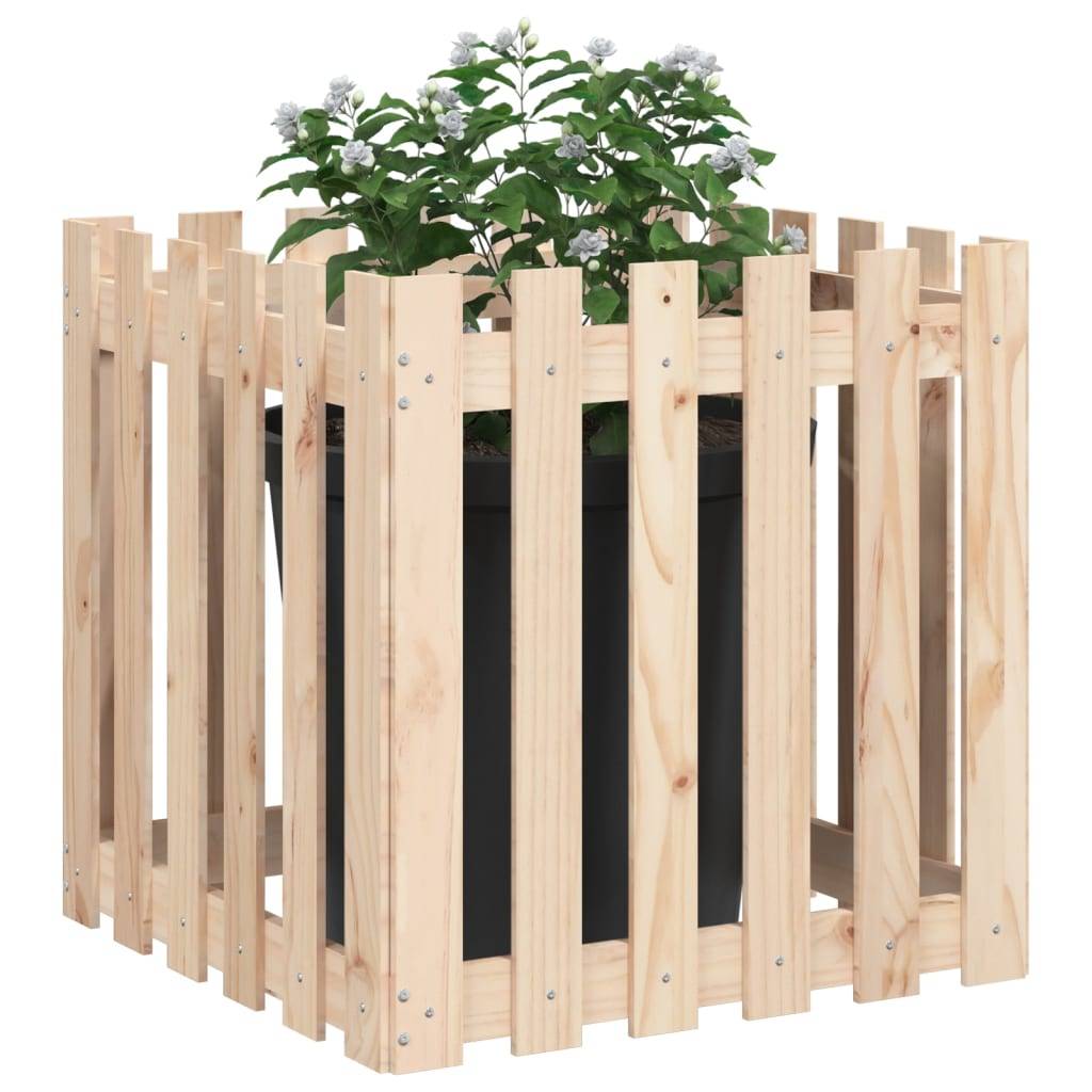 Prolenta Premium - Jardinière bois marron 60 x 60 x 60 cm - Prolenta premium p324.4 - Image 3