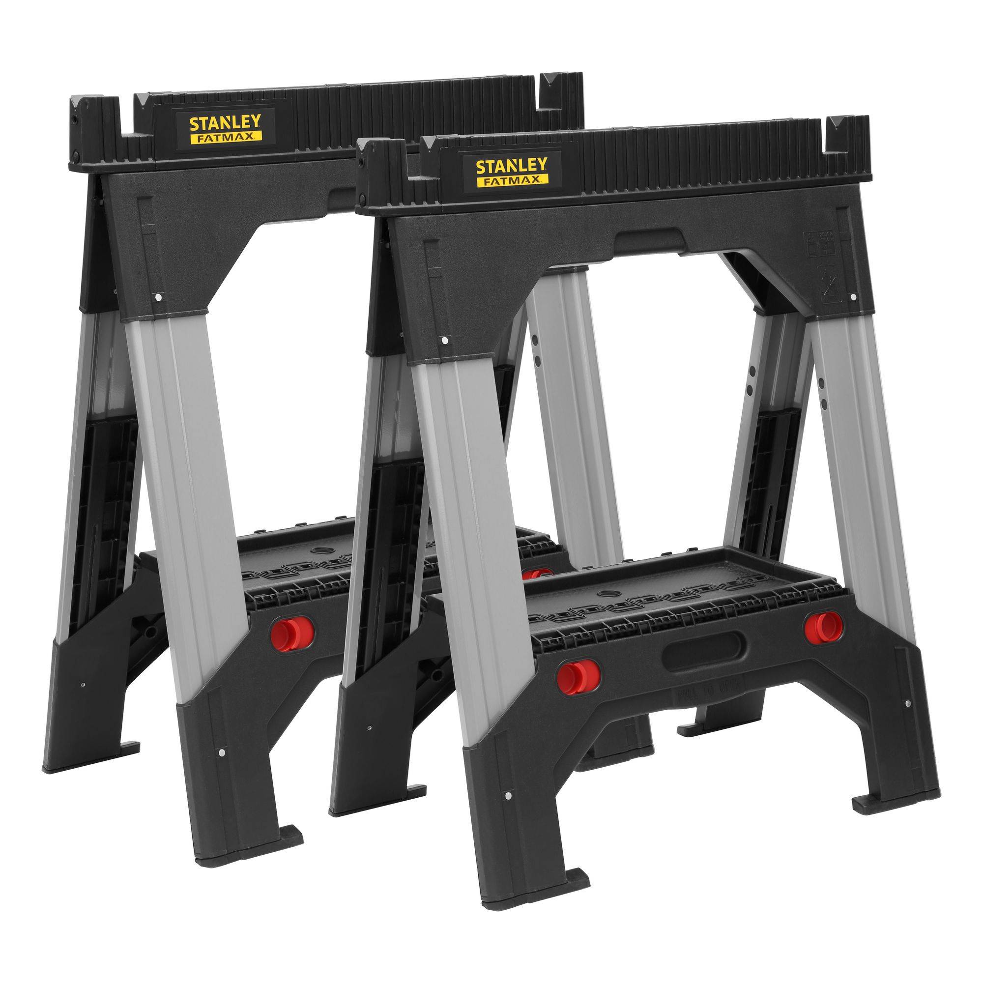 stanley - STANLEY Lot de 2 tréteaux bi-matière ajustables FatMax - Image 1