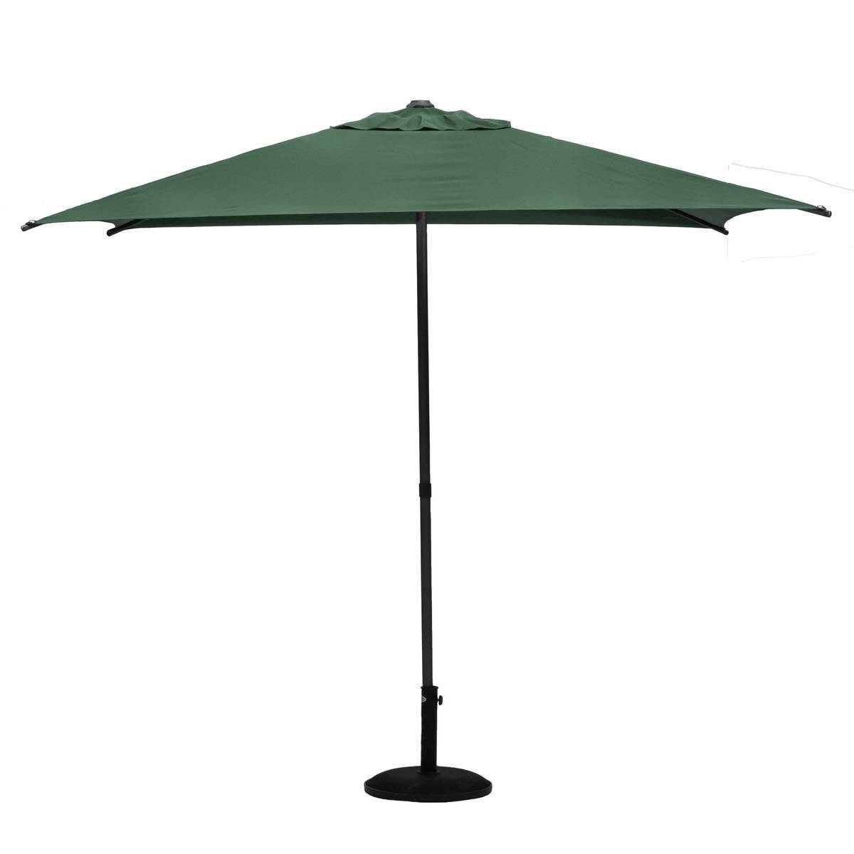 Hesperide - Parasol droit carré "Soya" vert olive D2,5x2,5m en acier Hespéride - Image 2