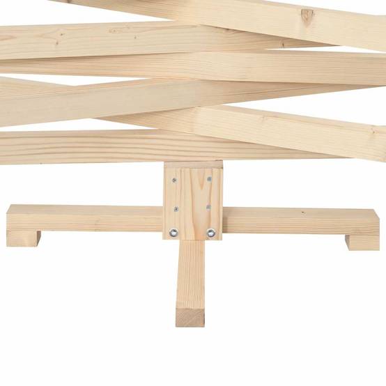 ComfortXL - Sapin de Noël Design en Bois de Pin Massif Branches Ajustables Naturel 210 cm – ComfortXL Outdoor Living - Image 8