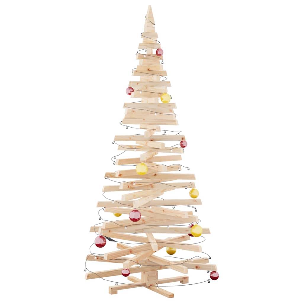 ComfortXL - Sapin de Noël Design en Bois de Pin Massif Branches Ajustables Naturel 210 cm – ComfortXL Outdoor Living - Image 3