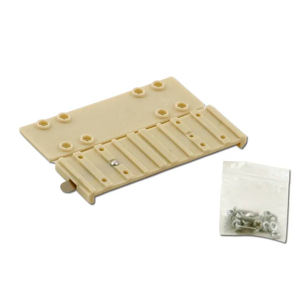 Olba - Set de fixation grillage pour mangeoire fibre de verre chocolat Olba - Image 1
