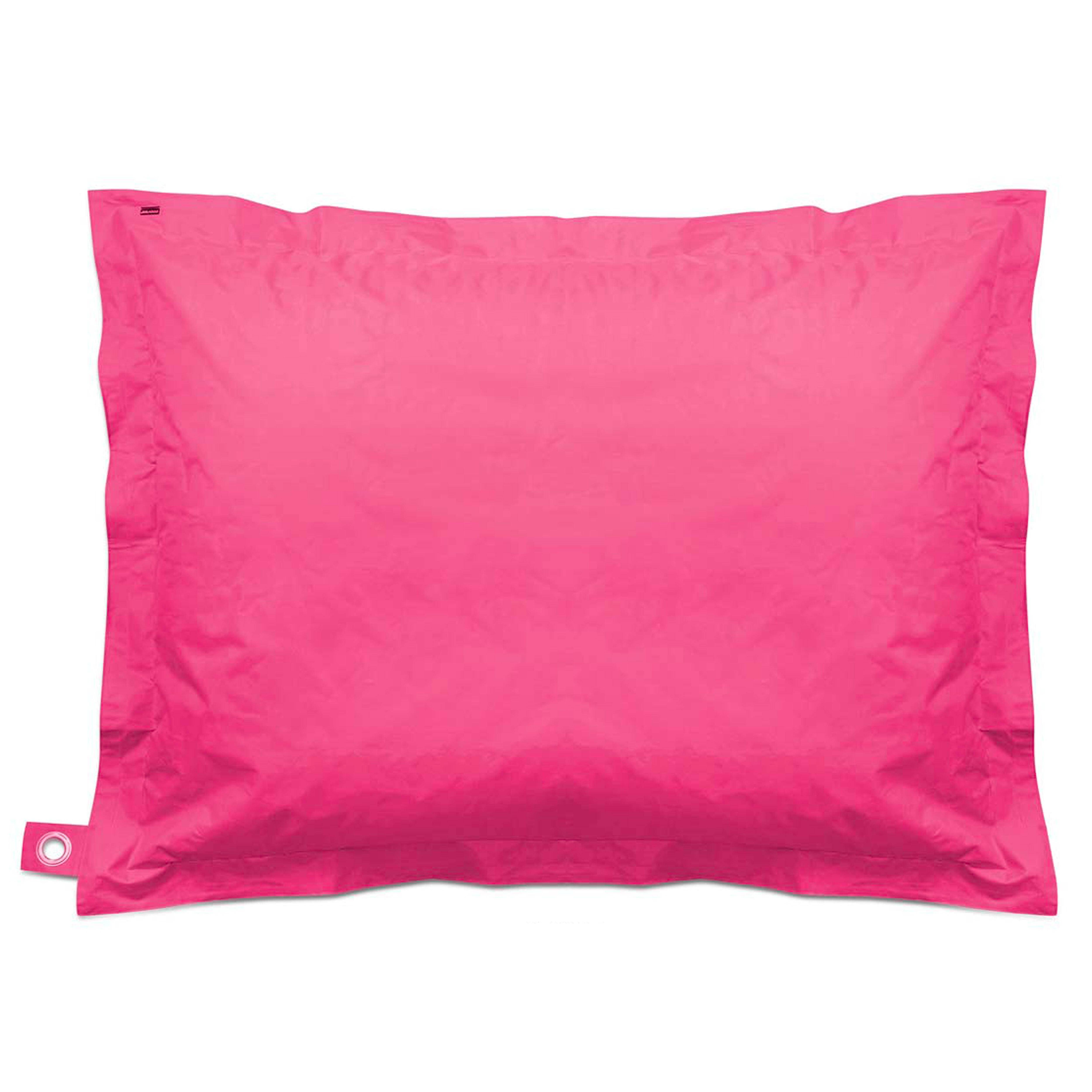 Oviala - Housse vide de pouf de jardin en polyester fuschia 140 x 120 cm - Oviala - Imagen 2