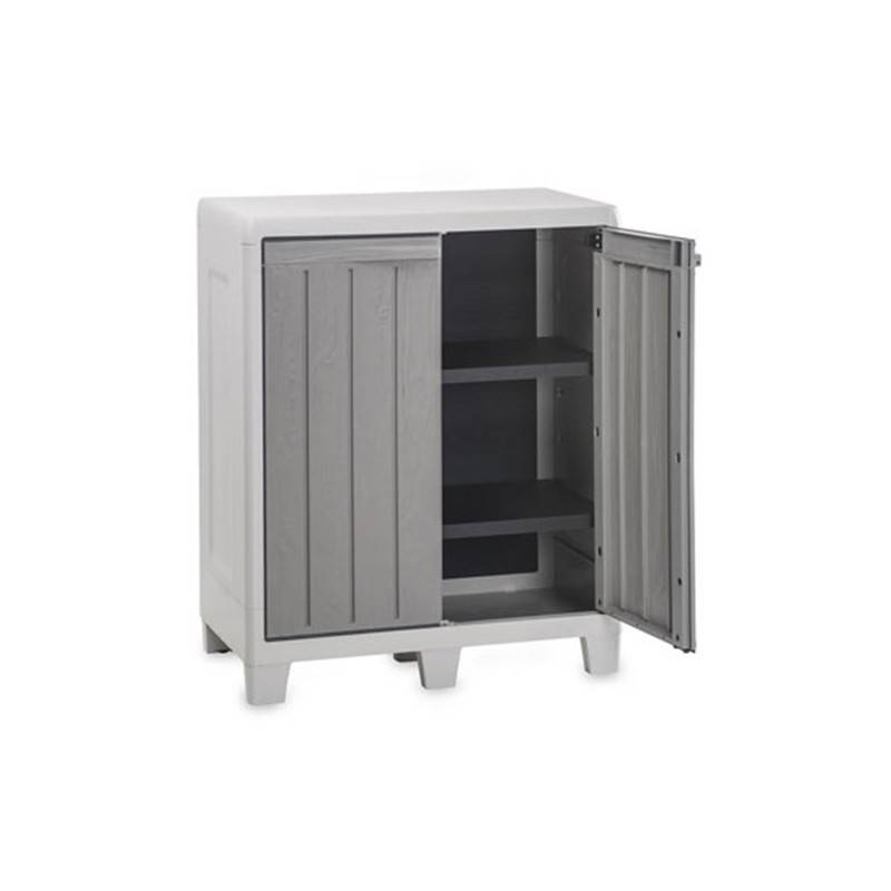 Armoire de jardin basse FLORIDA XL - Gris - Image 2