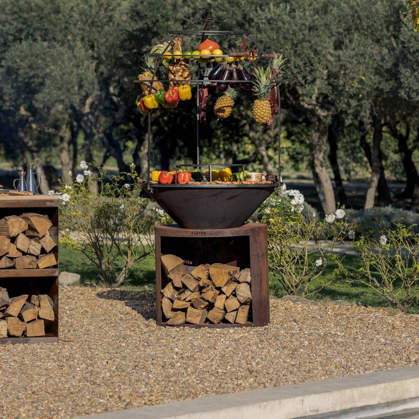 Brasero Ellipse 100 Corten - Image 3