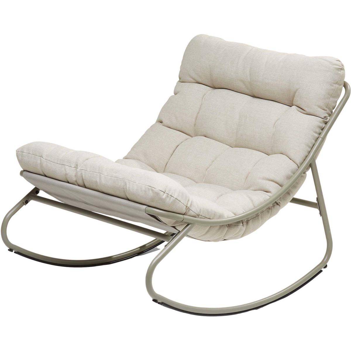 Fauteuil à bascule avec coussin rembourré Relax - Image 1