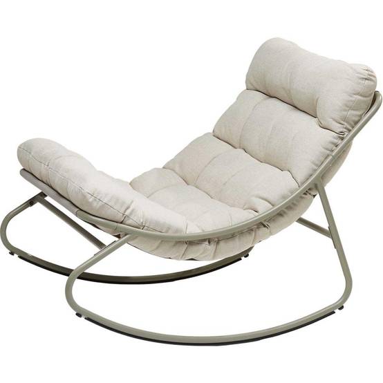 Fauteuil à bascule avec coussin rembourré Relax - Image 4