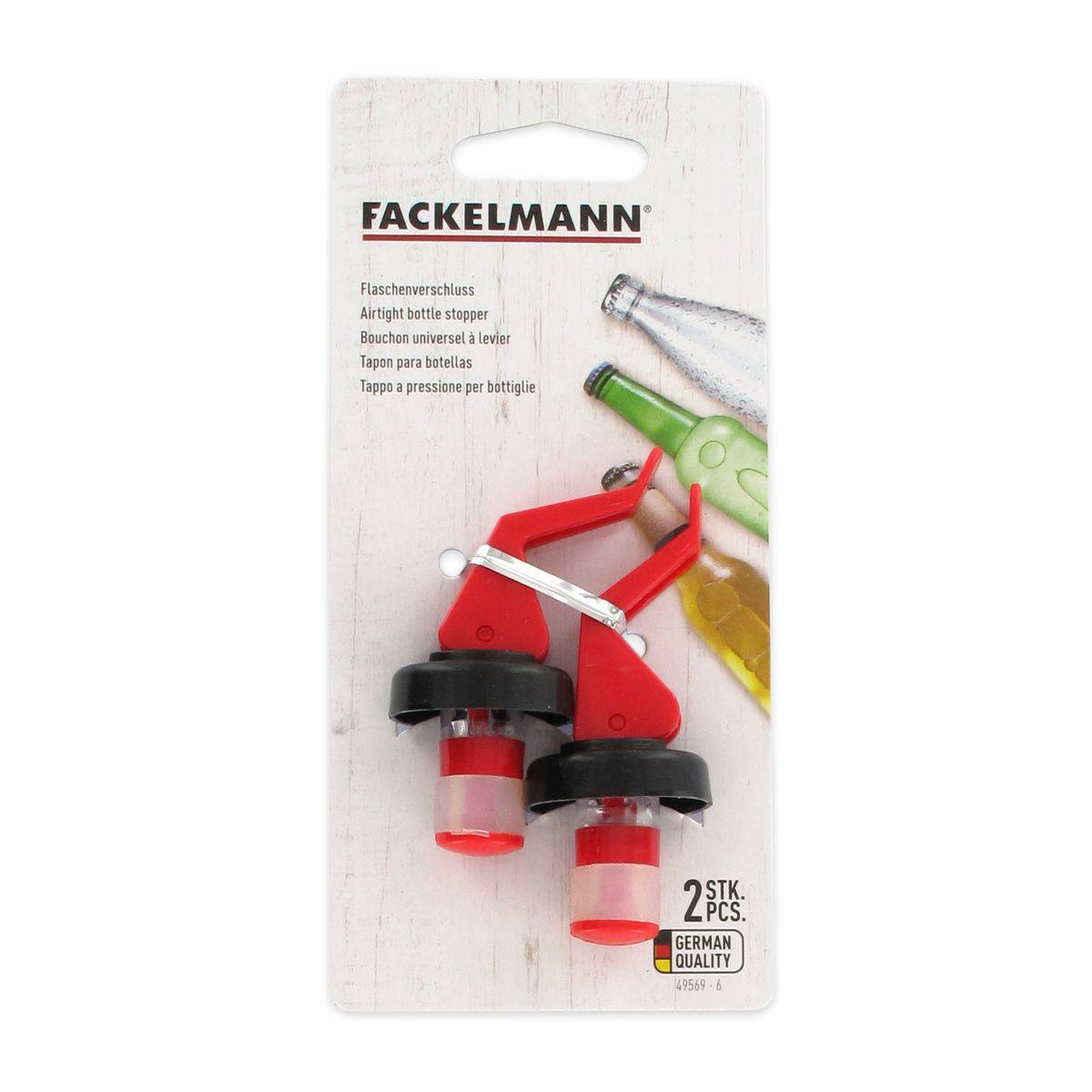 Lot de 2 bouchons à levier réutilisable Fackelmann Bar Concept - Image 5