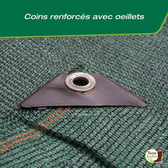 Sans Marque - Brise vue renforcé 220 gr/m² 1 x 10 Vert - Image 3