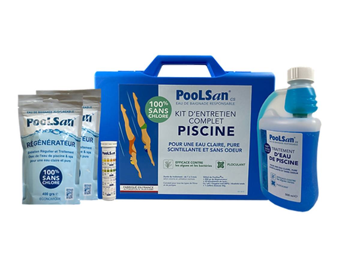 Poolsan - Kit de traitement sans chlore Maxi pour piscine - PooLSan