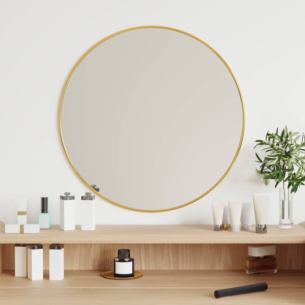 Maison Chic - Miroir mural - Miroir décoratif Doré Ø 50 cm Rond - Image 2