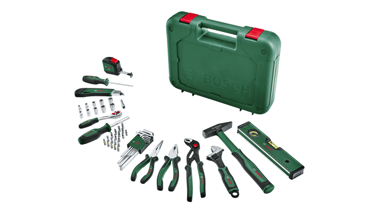 Bosch - Set d'outils à main « Universal » 17 pièces (kit d'outils de réparation polyvalent pour travaux à domicile) - BOSCH - 1600A02BY5 - Image 1