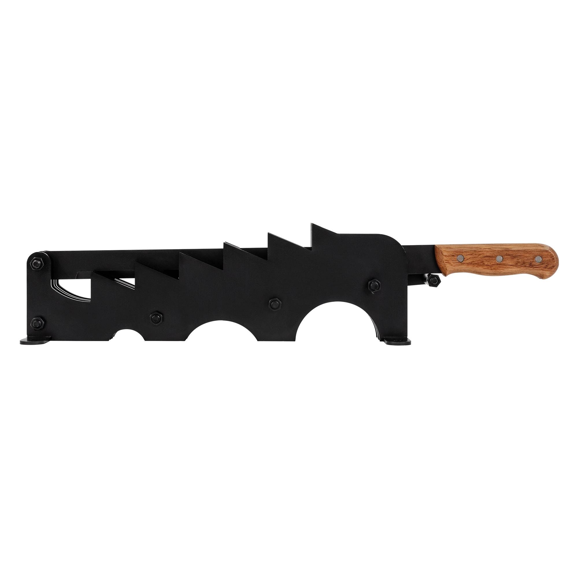 Ecd-Germany - Couteau à copeaux fendeur de bûches fendeuse à main bois noir avec poignée - Imagen 3