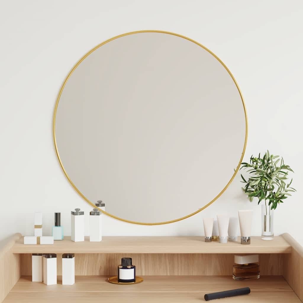 Maison Chic - Miroir mural Doré Ø 60 cm Rond Maison Chic - Image 2