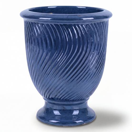 Pot MORGANE 32x39cm bleu azur - Image 1