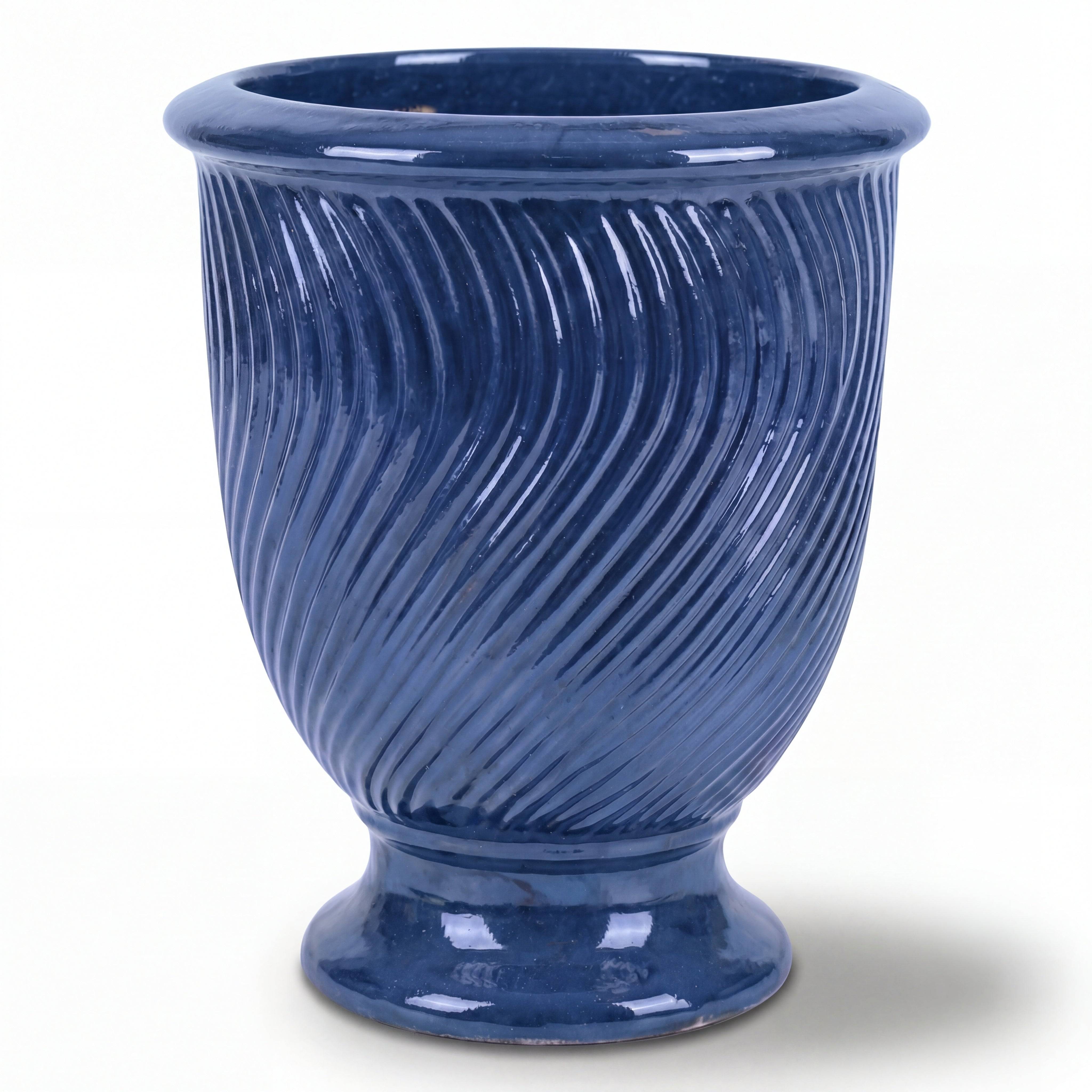 Pot MORGANE 32x39cm bleu azur - Image 1