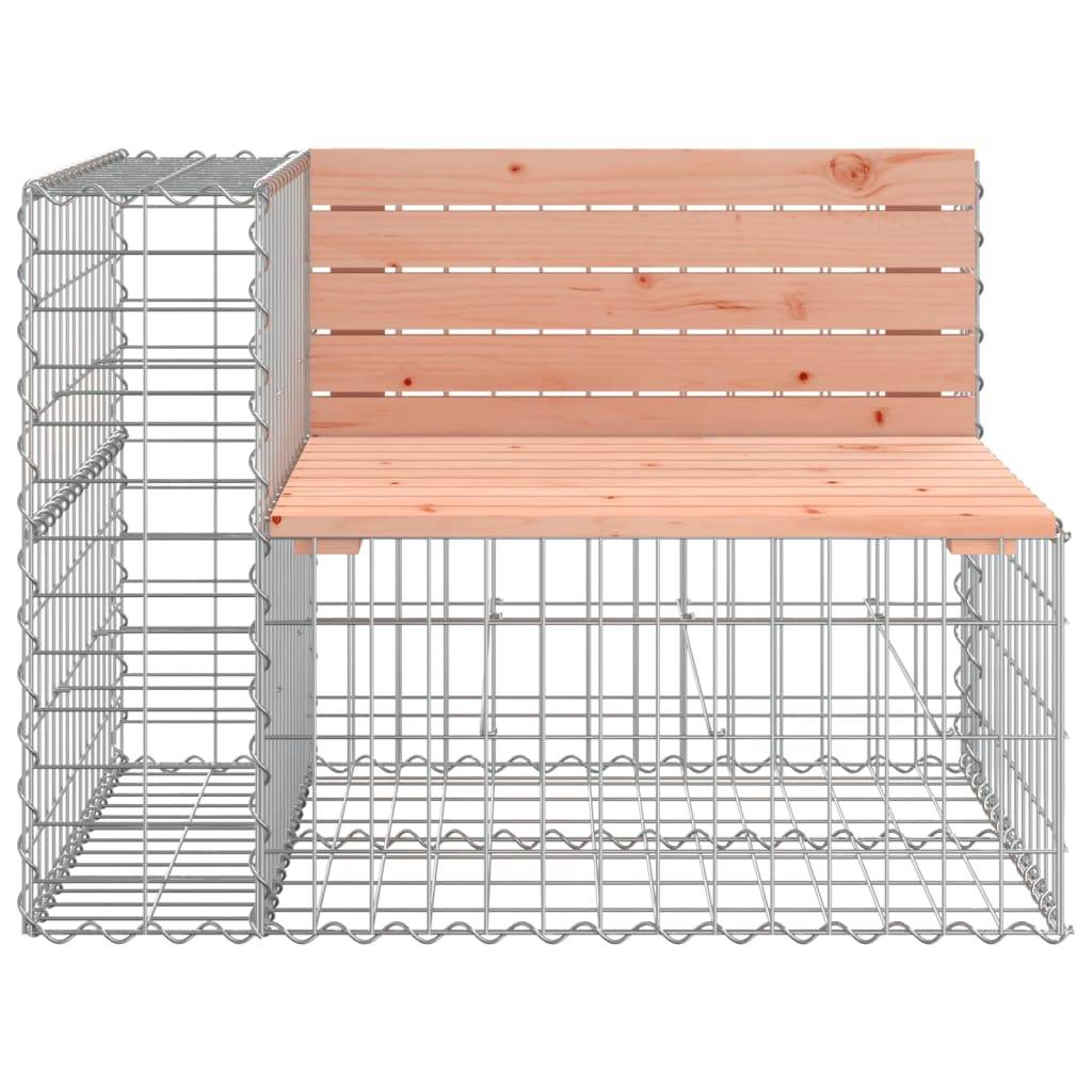 Maison Chic - Banc de jardin - Banc d'extérieur - Banquette design gabion 184x71x65,5 cm bois massif douglas - Imagen 4