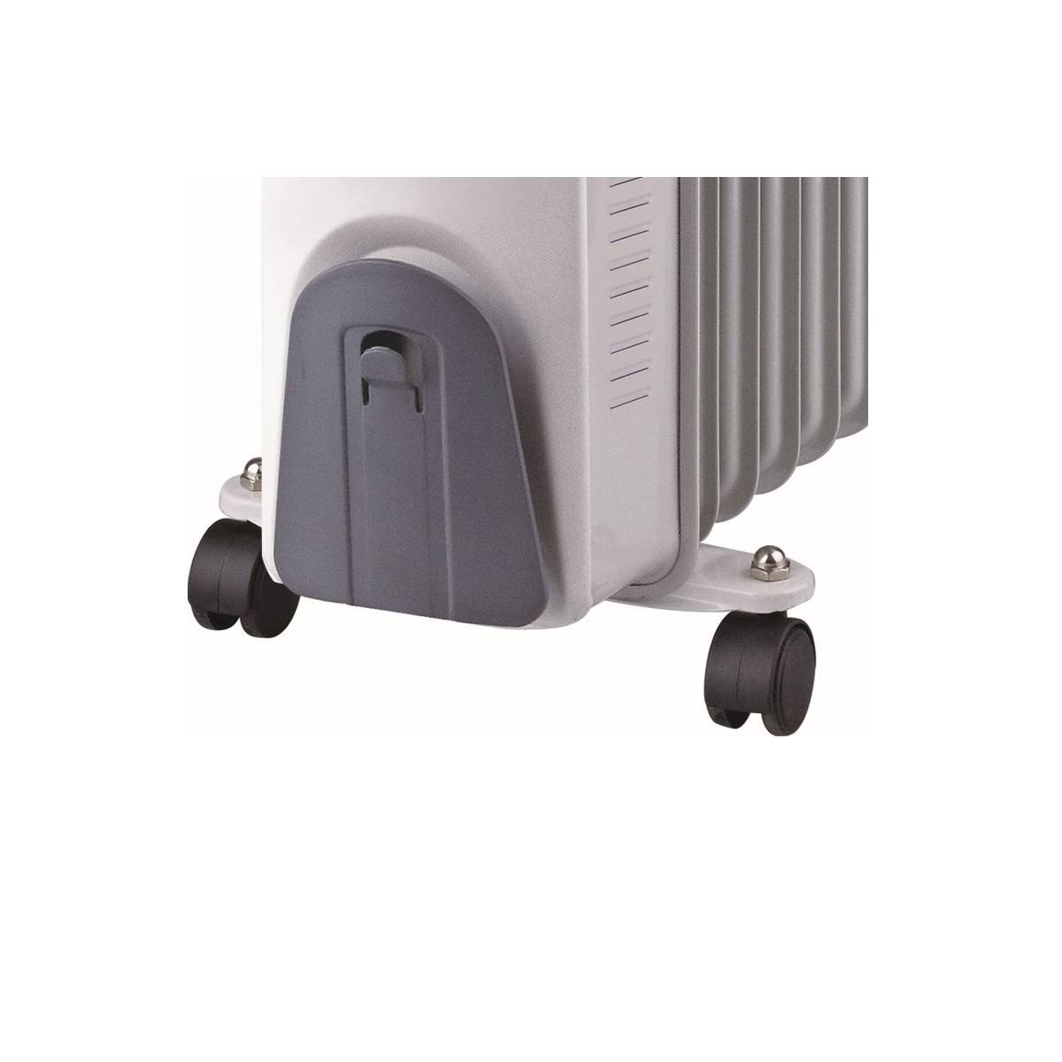 Radiateur bain d'huile 1500W 3 puissances de chauffe - Thermostat - Corps metal verni NIKLAS - Imagen 2
