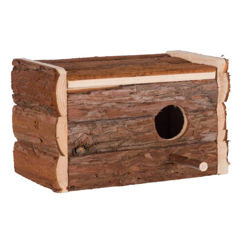 Nichoir en bois pour perruches 21 × 13 × 12 cm - ø 3,8 cm - Imagen 1