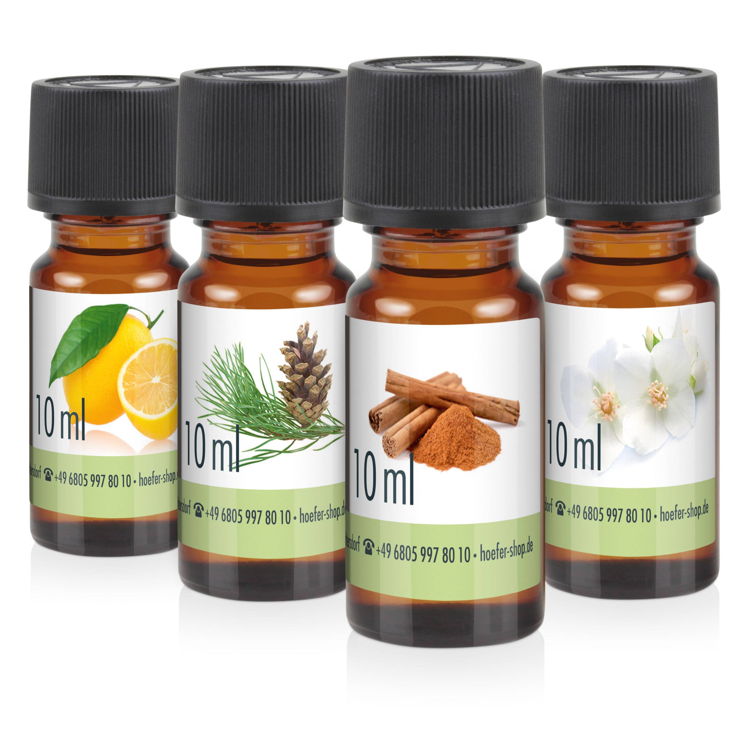 Huiles parfumées 4 x 10 ml - Set 7 x 1