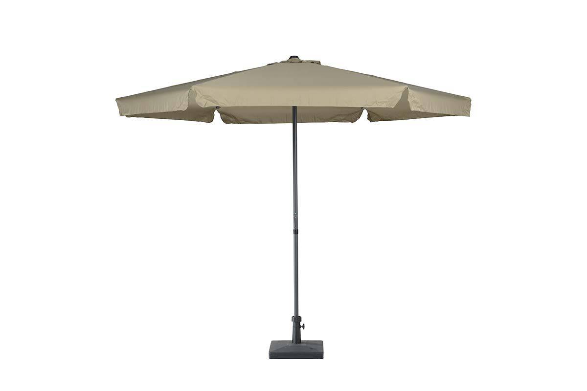 Garden Impressions - Parasol Delta - Ø 300 - noir charbon - taupe - Garden Impressions - Imagen 1