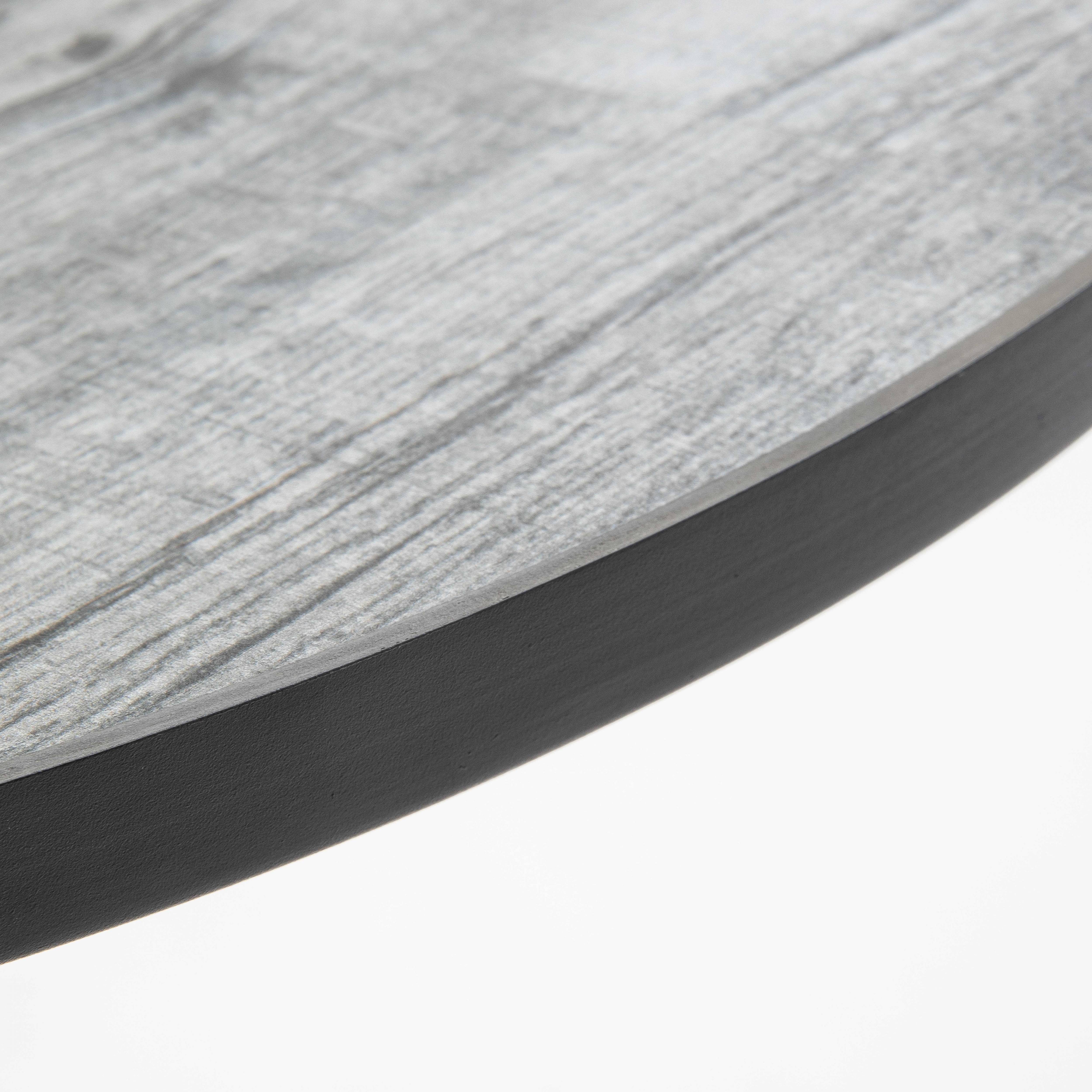 Oviala - Ensemble de terrasse table ronde et 2 chaises en métal gris Tivoli - Oviala - Imagen 3