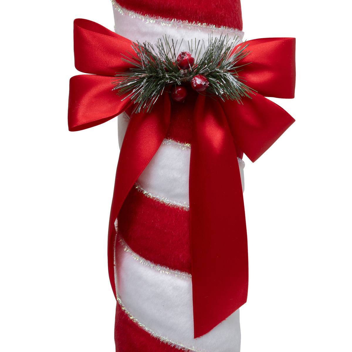 Fééric Lights & Christmas - SUCRE ORGE NOEUD SATIN 79CM - Feeric Lights & Christmas - Imagen 2