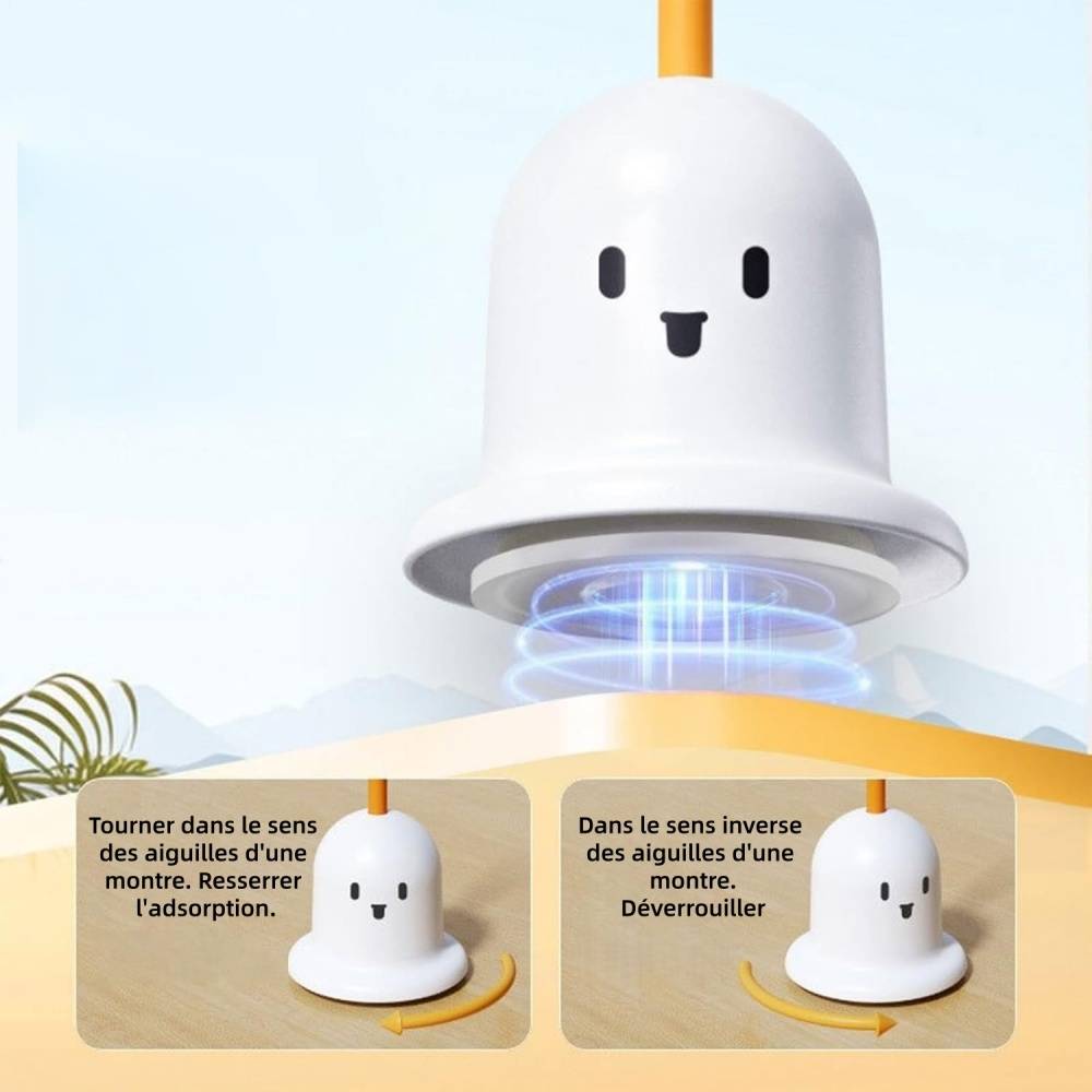 Jouets à Plumes Pour Chats Adsorption Rotative Antidérápant, Surfaces Lisses Blancs - Lytech - Image 2