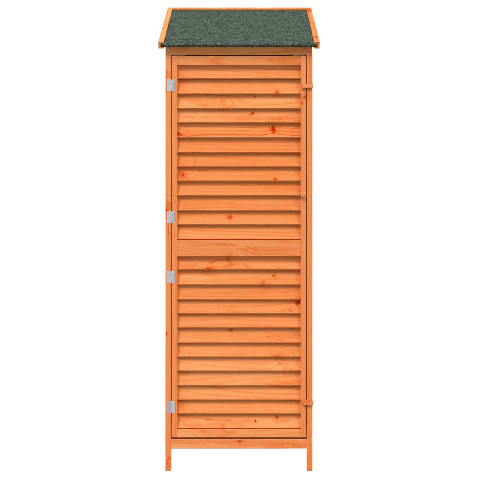 PANGIVO - Abri de jardin bois de sapin marron 59 x 56 x 176 cm - PANGIVO - Image 5