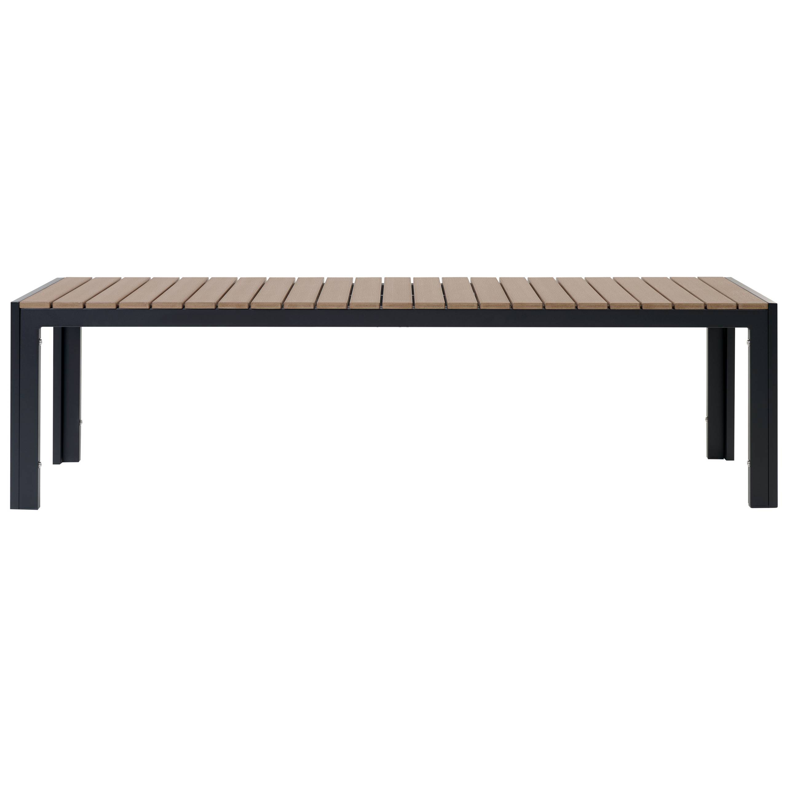 Beliani - Set de salle à manger, 6 Personnes Bois synthétique Marron/noir NARDO - Beliani - Imagen 7
