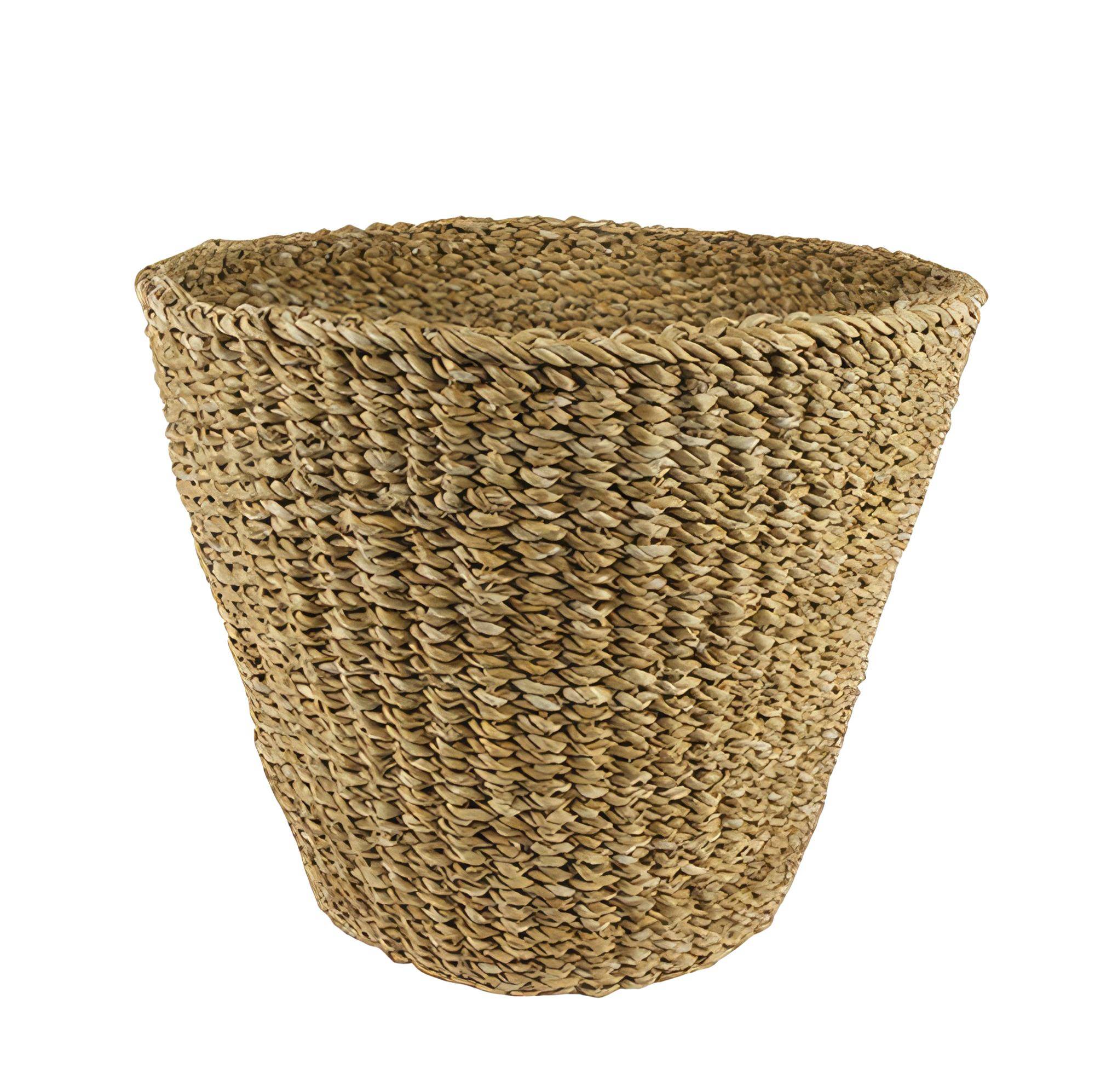 PANGIVO - Cache-pot jonc de mer naturel 30 x 30 x 25 cm - PANGIVO - Image 1