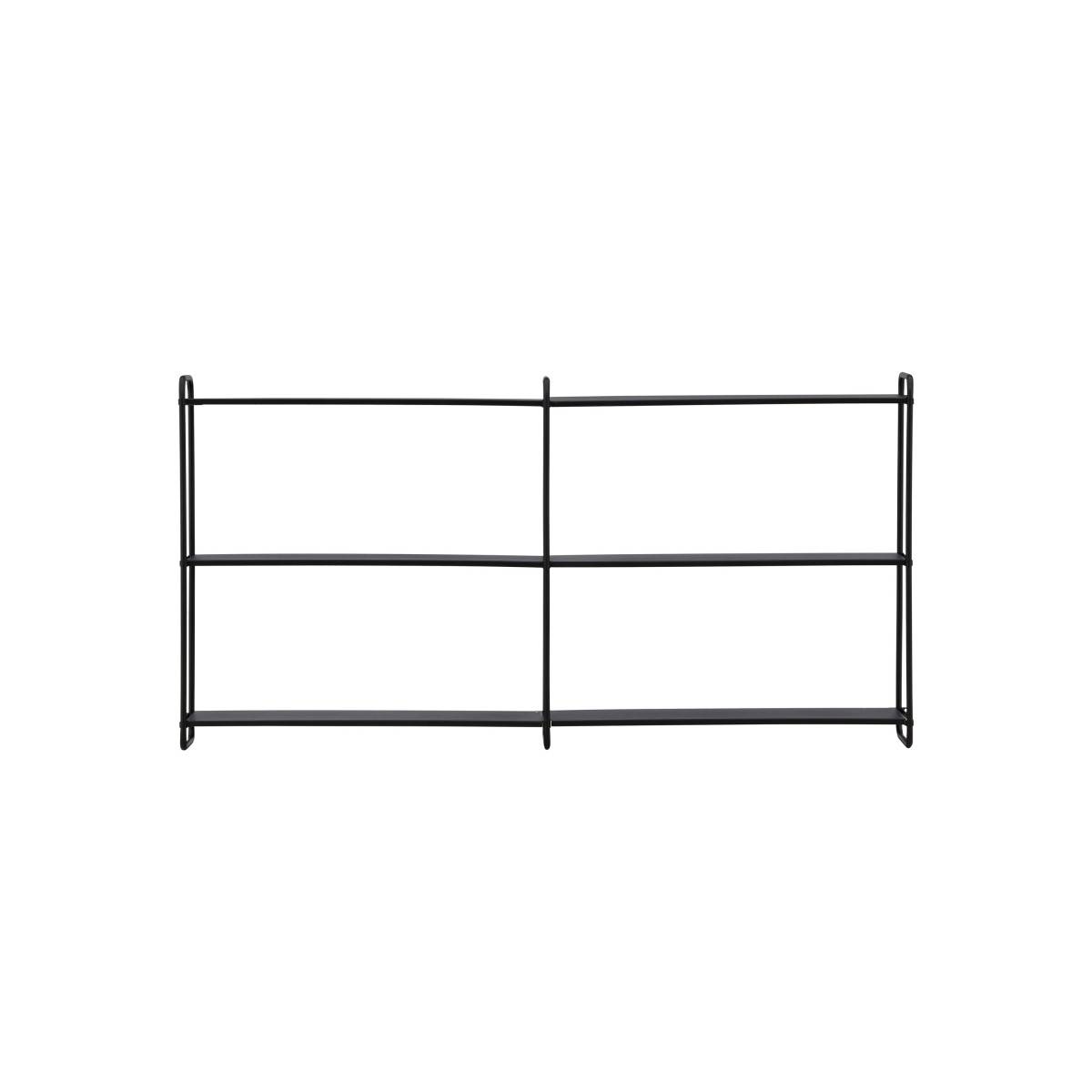 Étagère Murale en Métal "Lyon" 122cm Noir - Image 3