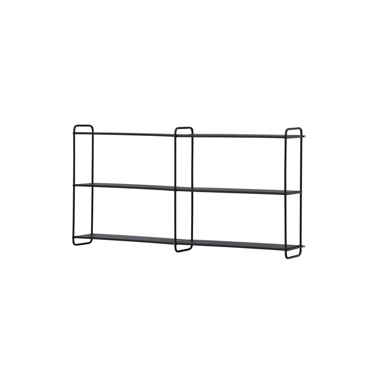 Étagère Murale en Métal "Lyon" 122cm Noir - Image 4