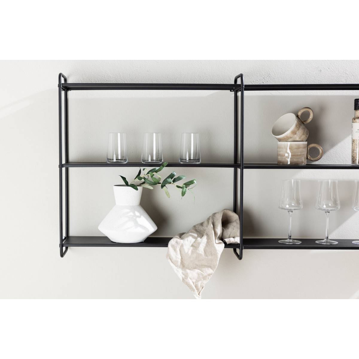 Étagère Murale en Métal "Lyon" 122cm Noir - Image 8