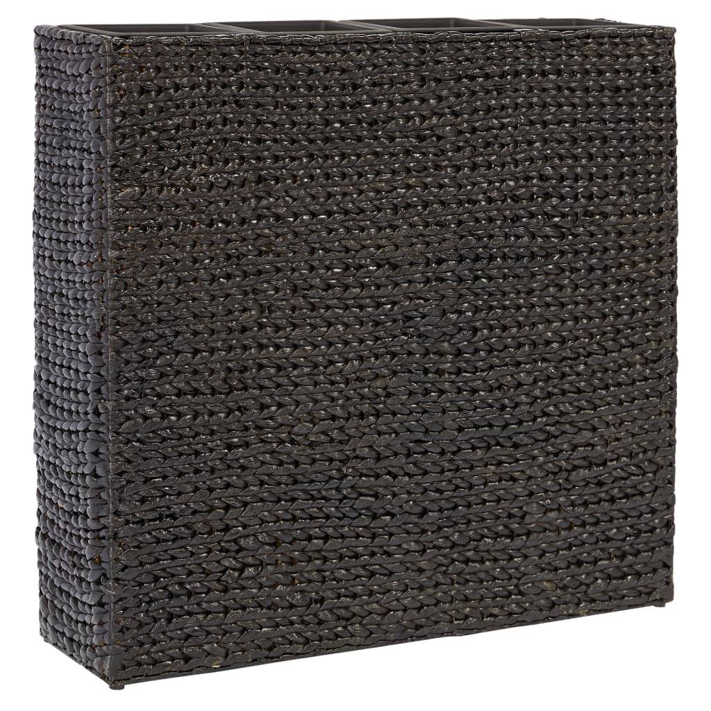 Helloshop26 - Jardinière lit surélevé plantes fleurs jardin avec 4 pots Jacinthe d'eau noir - Imagen 1