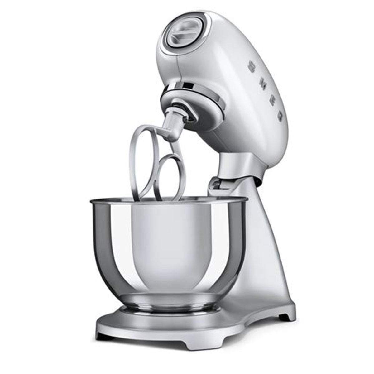 Robot patissier SMEG Gris métal 800W 4.8L 10 vitesses Accessoires inclus - Imagen 2