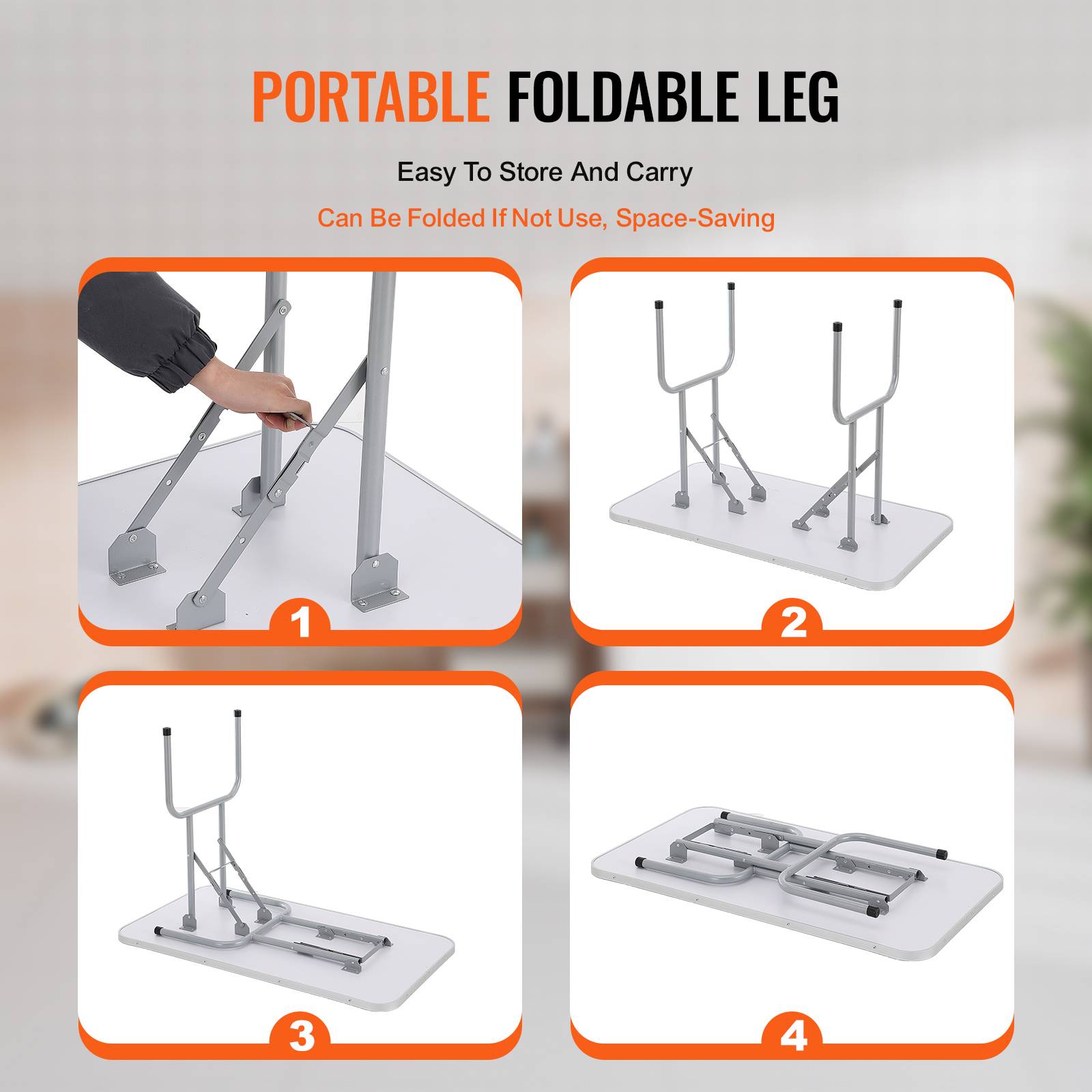 VEVOR Table toilettage chien pliable, charge 149,7 kg. 2 potences, panier rangement. - Image 5