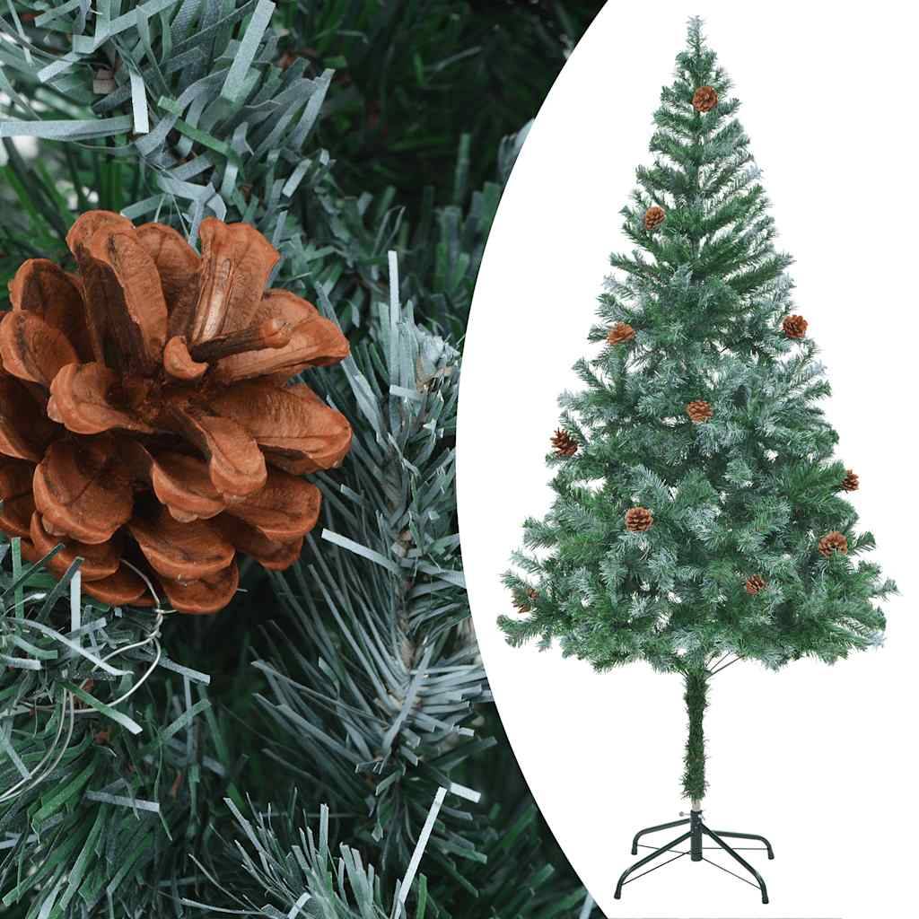 Vidaxl - Arbre de Noël artificiel pré-éclairé/boules pommes de pin 180cm vidaXL 3077614 - Image 2