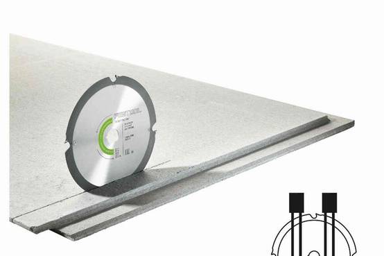 Lame de scie diamant pour matériaux abrasifs FESTOOL DIA 160x1,8x20 F4 - 205558