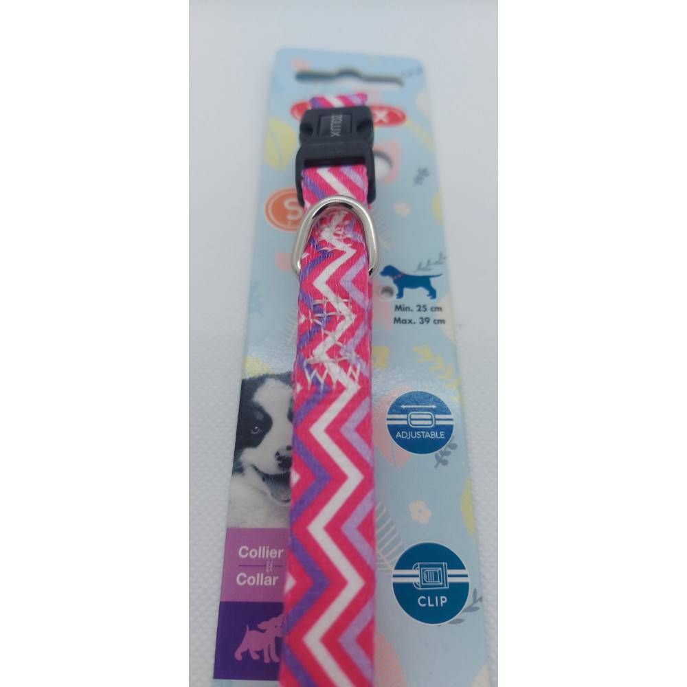 Zolux - Collier PUPPY PIXIE 13 mm 25 à 39 cm couleur rose pour chiots - Imagen 3