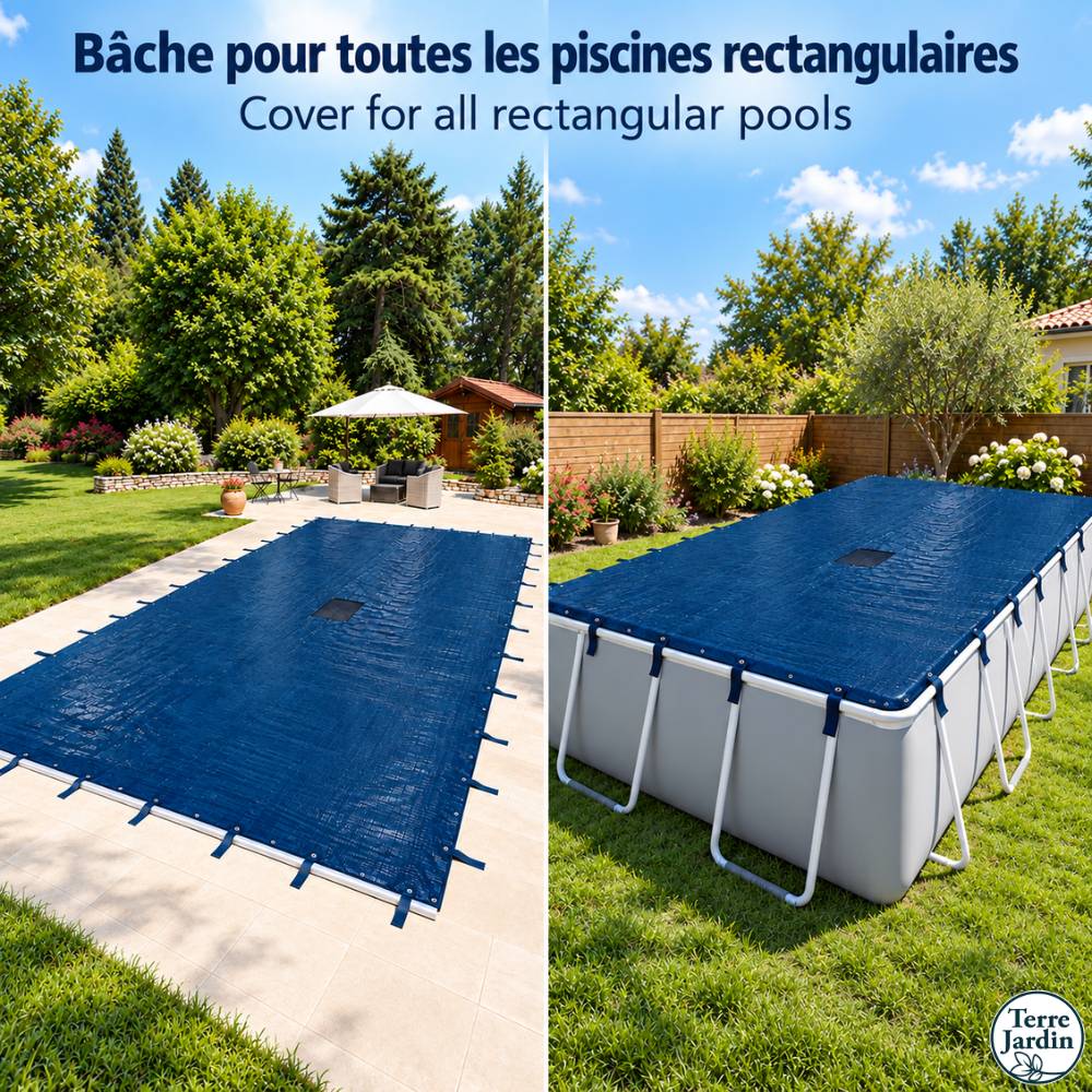 Terre Jardin - Bâche piscine rectangulaire - Image 9