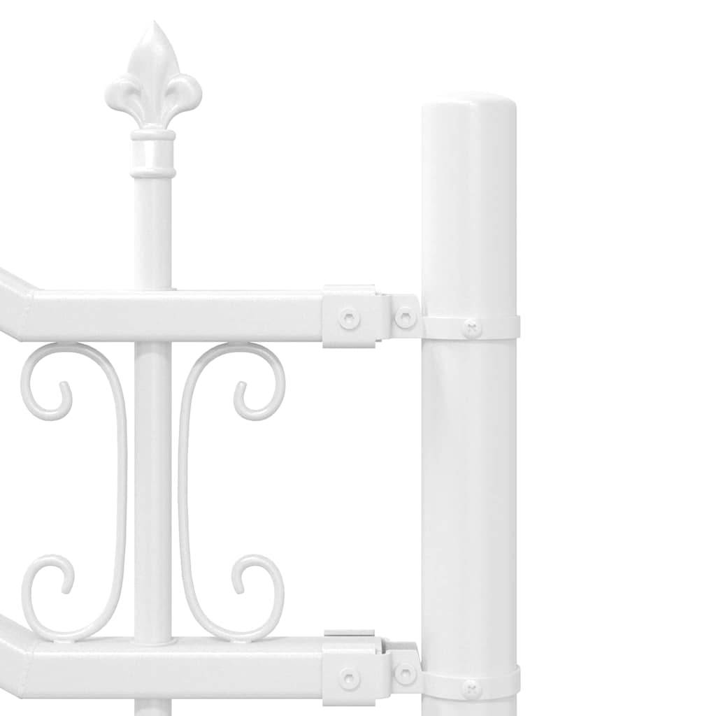 PANGIVO - Clôture jardin acier blanc 240 x 166 cm - PANGIVO - Image 5