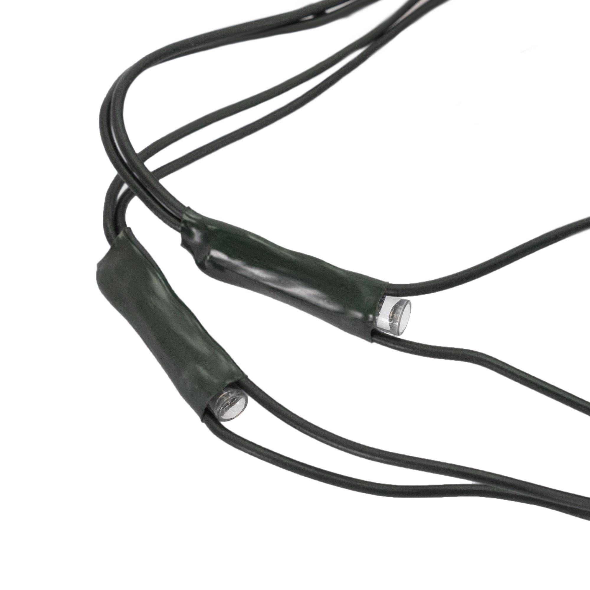 Ecd-Germany - Guirlande lumineuse filet lumineux 320 LED intérieur extérieur IP44 blanc froid - Imagen 4